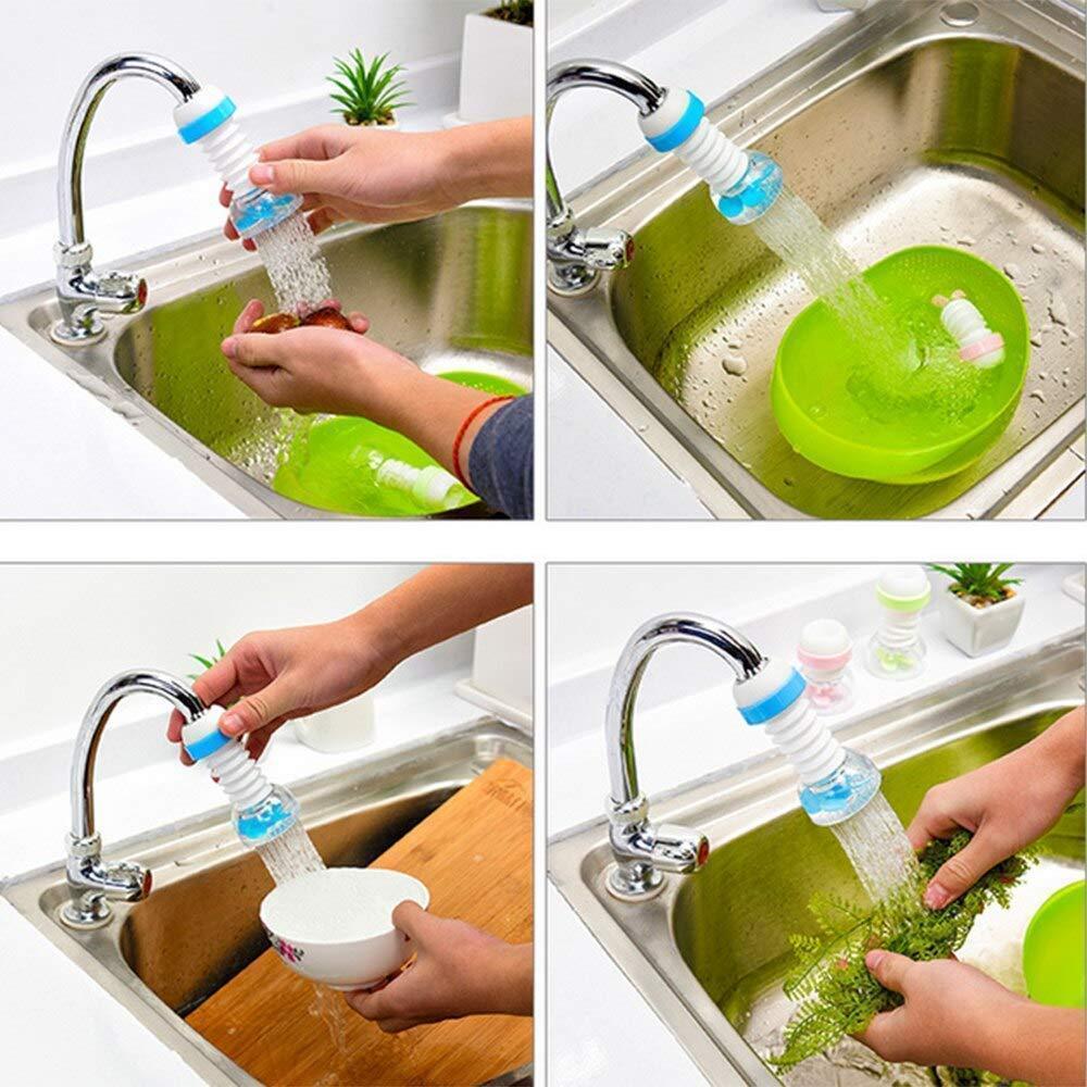 Imported Fan Faucet With Clip 360 Adjustable Flexible Kitchen Faucet Tap Water Filter