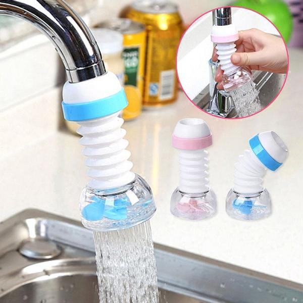 Imported Fan Faucet With Clip 360 Adjustable Flexible Kitchen Faucet Tap Water Filter