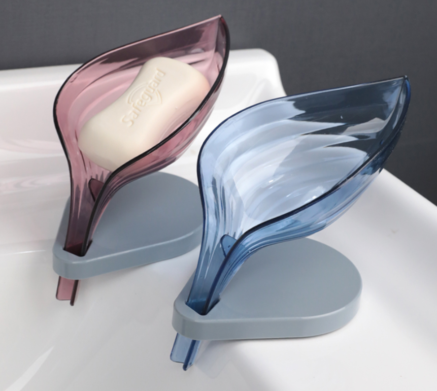 Azaadi Sale Offer 5 Pcs Leaf Shape Soap Holder with Self Draining