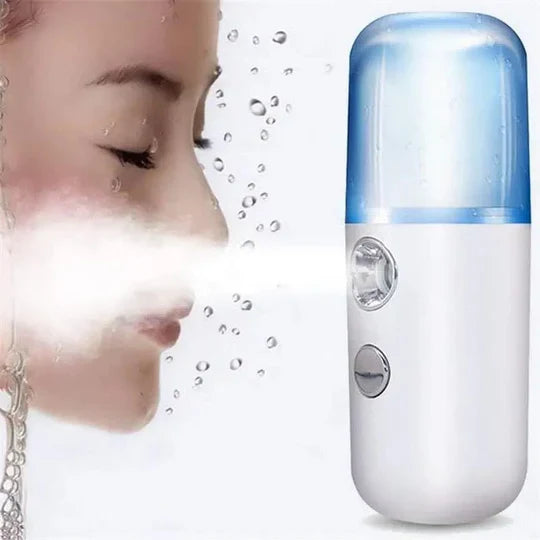 Rechargeable Facial Steamer Mist Sprayer, Humidifier, Nebulizer and Beauty Skin Care Tool